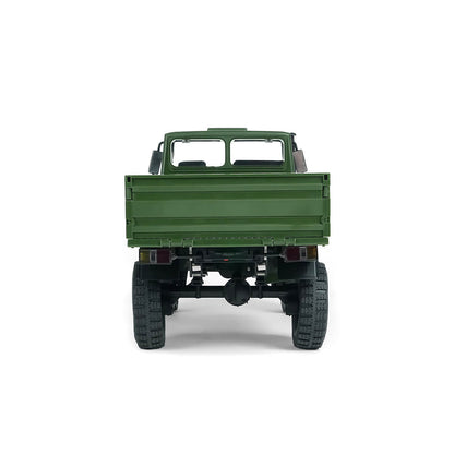 RC Rock Crawler 1/12 Scale Military Off-Road Truck Back Side View-BRRRRT