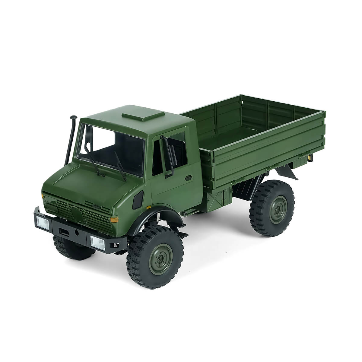 RC Rock Crawler 1/12 Scale Military Off-Road Truck Front View-BRRRRT