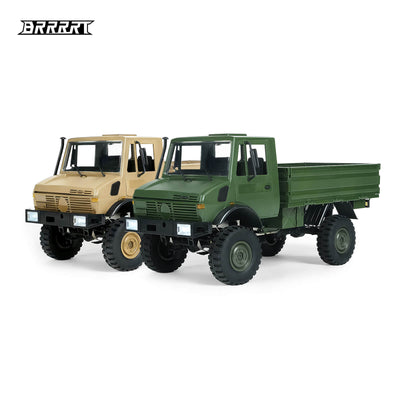 RC Rock Crawler 1/12 Scale Military Off-Road Truck Side View-BRRRRT
