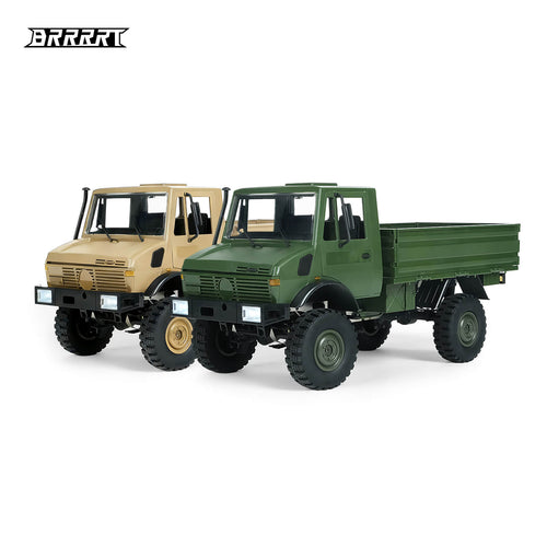 RC Rock Crawler Militär-Offroad-Truck im Maßstab 1/12, Seitenansicht-BRRRRT