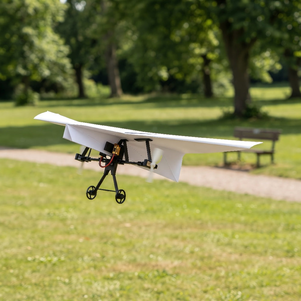 BRRRRT Remote Control Paper Airplane in the park
