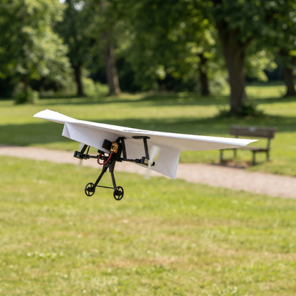 BRRRRT Remote Control Paper Airplane in the park