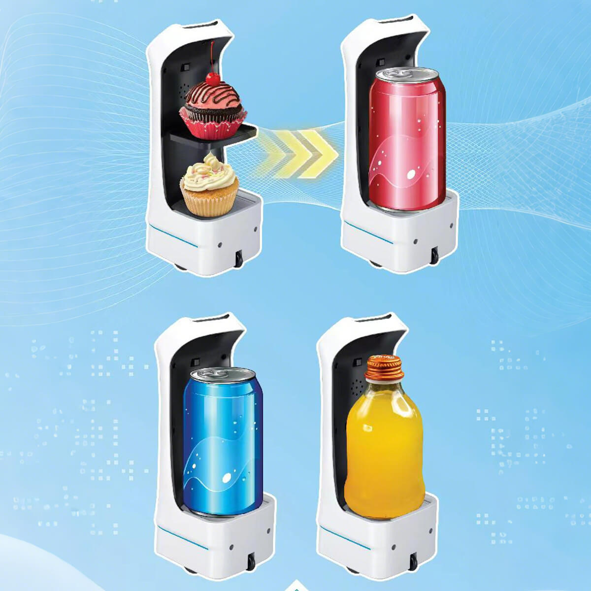 Remote-Controlled Delivery Robot with LED Lights and Navigation