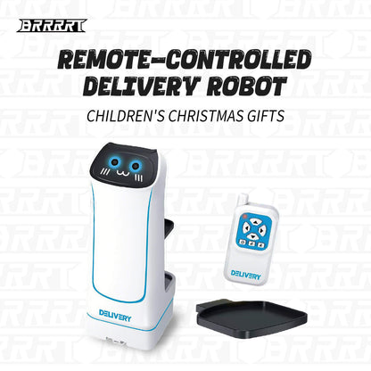 Remote-Controlled Delivery Robot with LED Lights and Navigation