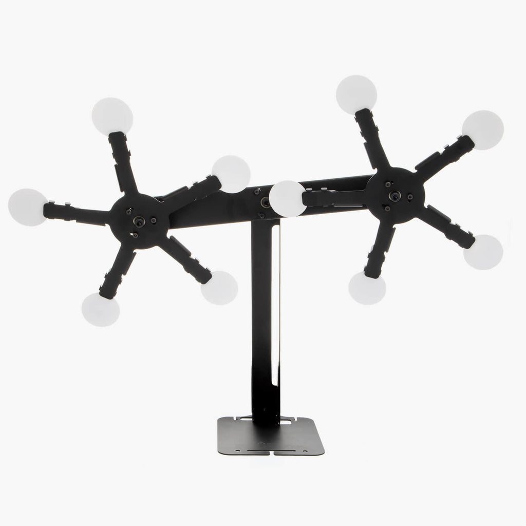 Rotate Metal Shooting Target 10 Steel Plates BRRRRT